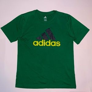 Green Adidas Athletic T-Shirt.